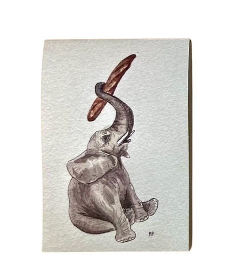 Bloc-notes en bouse d'éléphant 