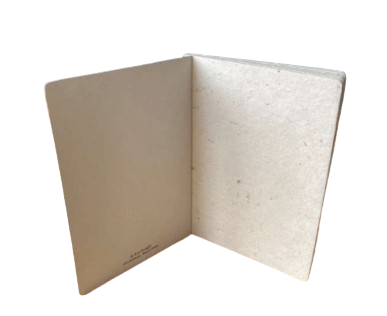 Carnet dos carré collés en bouse d'éléphant  - 4