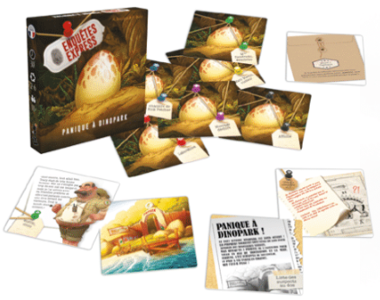 Jeu de cartes : Enquêtes Express, jeu d'investigation coopératif