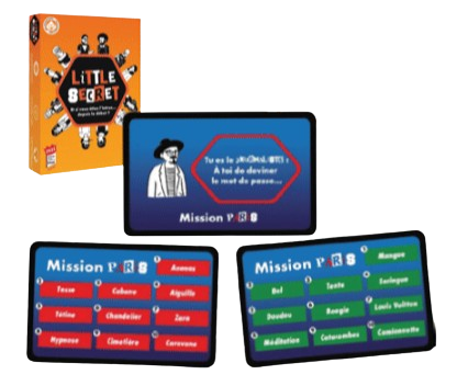 Jeu de cartes : Little secret, trouver la différence  -