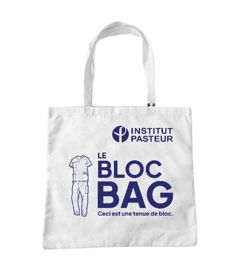 Tote Bag en blouses et tenues de bloc upcyclées