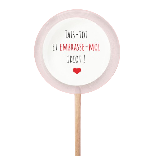 Sucette ronde personnalisable  - 9