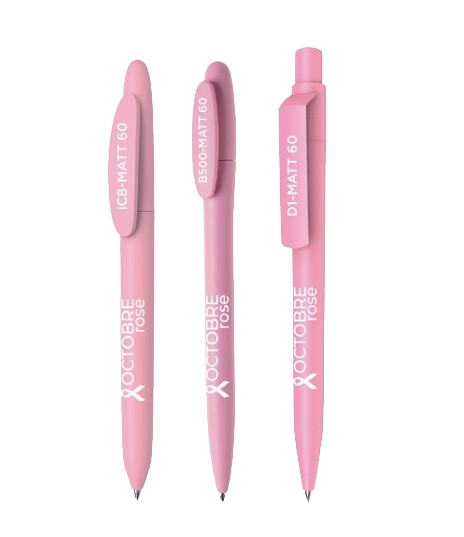 Stylo bille édition Octobre Rose 