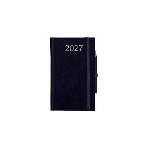 Agenda de chantier 2027 en cuir grainé synthétique - Gamme Pro