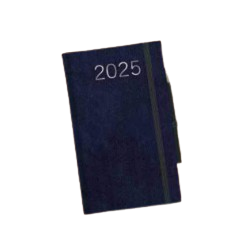 Agenda de chantier 2025 en cuir grainé synthétique - Gamme Pro