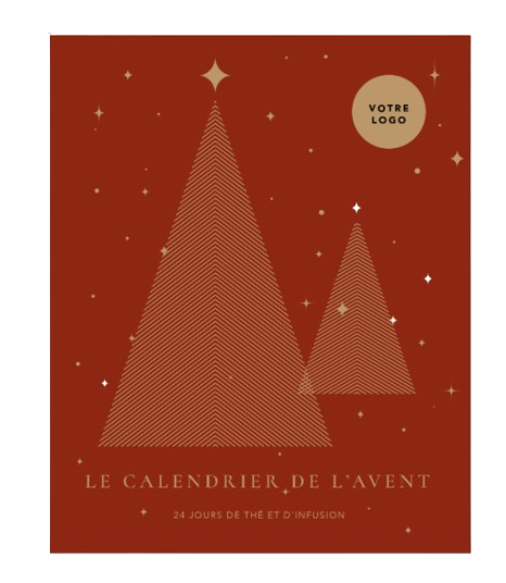 Calendrier de l'avent et ses 24 sachets de thé à infuser personnalisable - 5