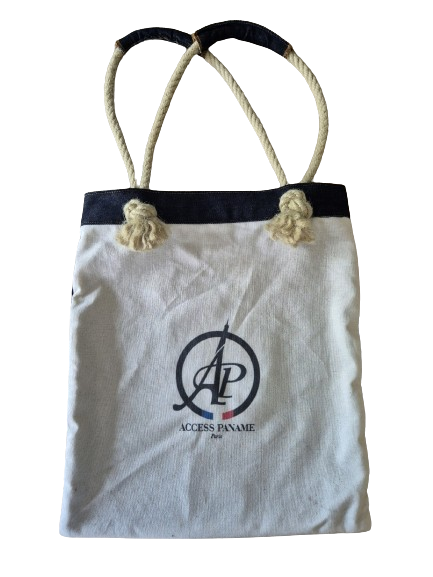 Top Bag en coton et denim upcyclé Made in France   - 3