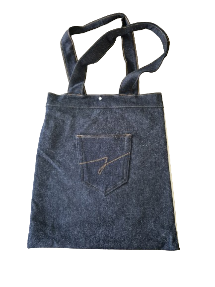 Top Bag en coton et denim upcyclé Made in France  