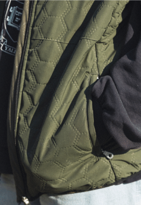 Doudoune sans manches fabriquée en laine revalorisée - 4