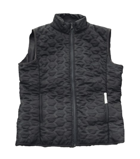 Doudoune sans manches fabriquée en laine revalorisée