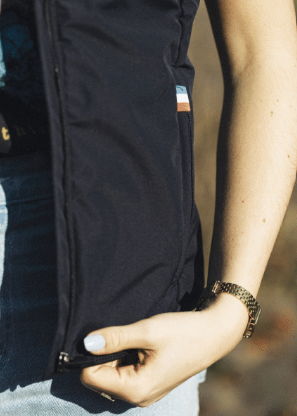 Doudoune sans manches fabriquée en laine revalorisée - 3