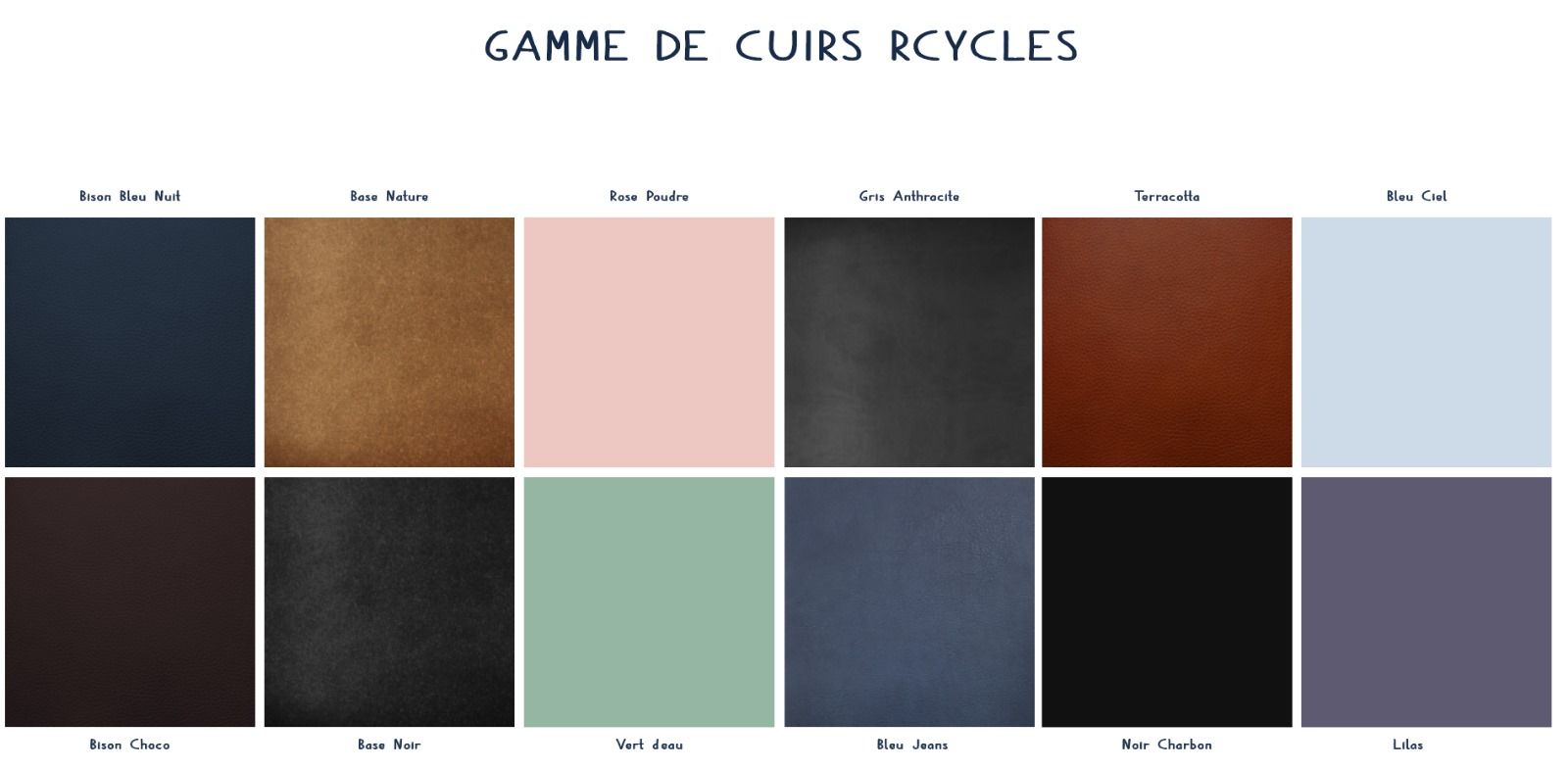 Pochette Notebook en cuir recyclé Made in France - 10