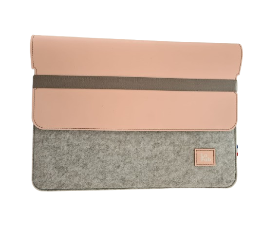 Pochette Notebook en cuir recyclé Made in France - 3