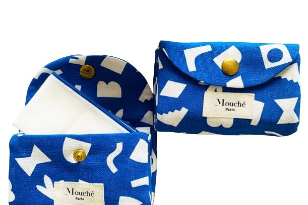 Pochette contenant 6 mouchoirs réutilisables - 6