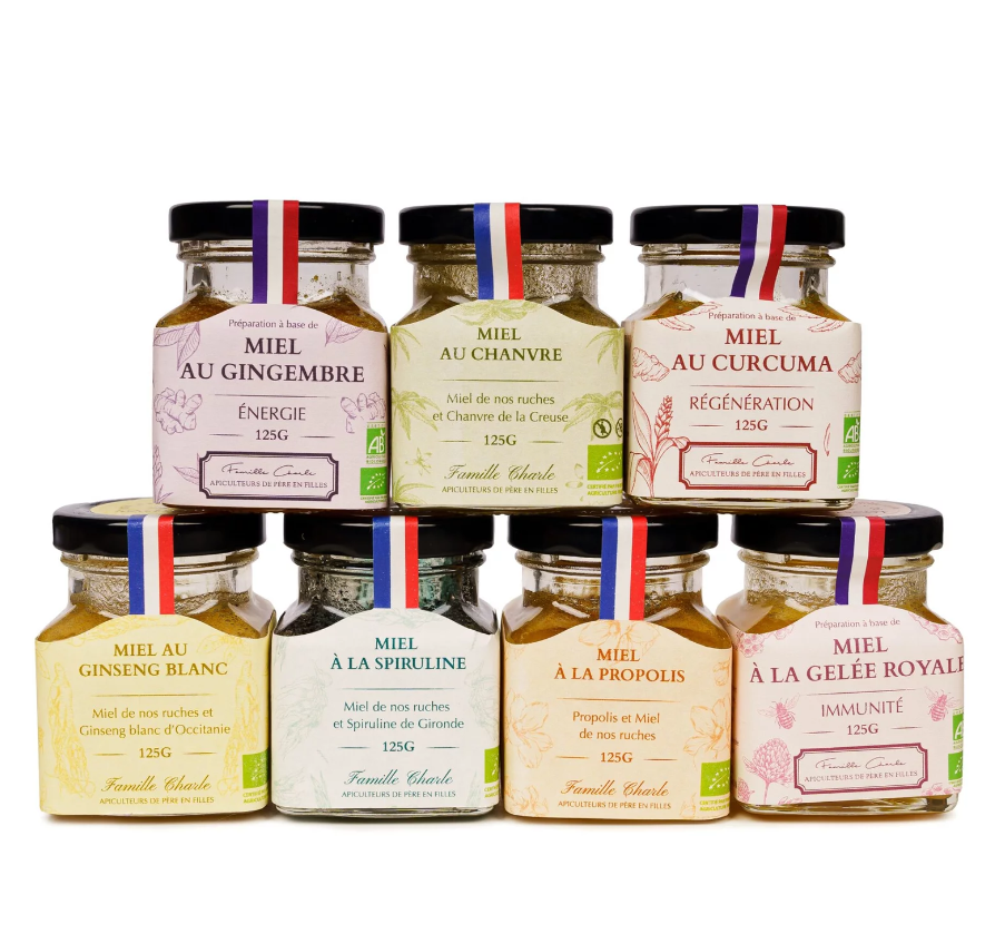 Coffret gourmand Miel Bien-Être Made in France -