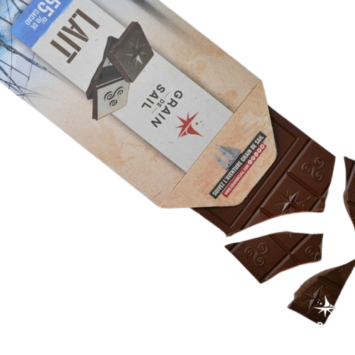 Tablette de chocolat au lait bio - Cacao 55% -