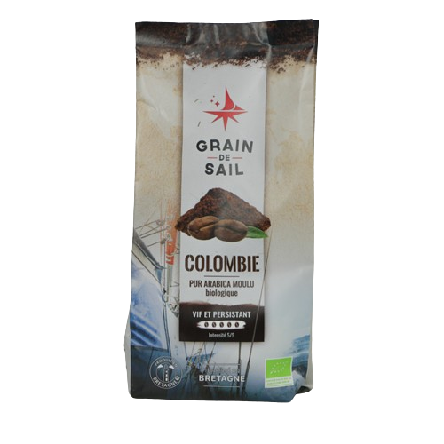 Café moulu bio torréfié en France -