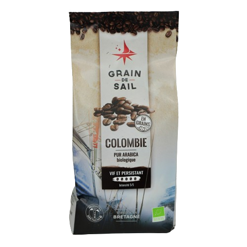 Café en grains bio torréfié en France  -