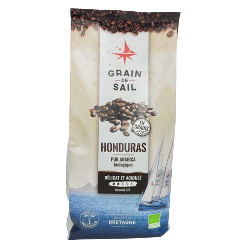 Café en grains bio torréfié en France  -