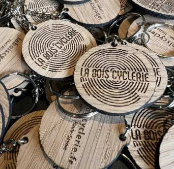 Porte-clés en bois Made in France  -