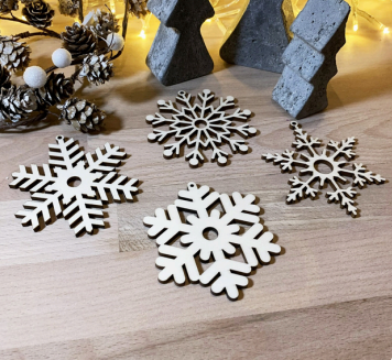 Boule de Noël en bois Made in France  -