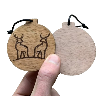 Boule de Noël en bois Made in France 