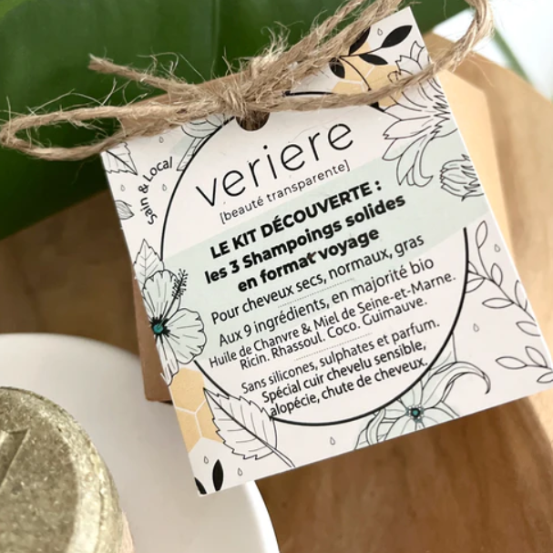 Kit découverte : 3 shampoings artisanaux et naturels  - 5