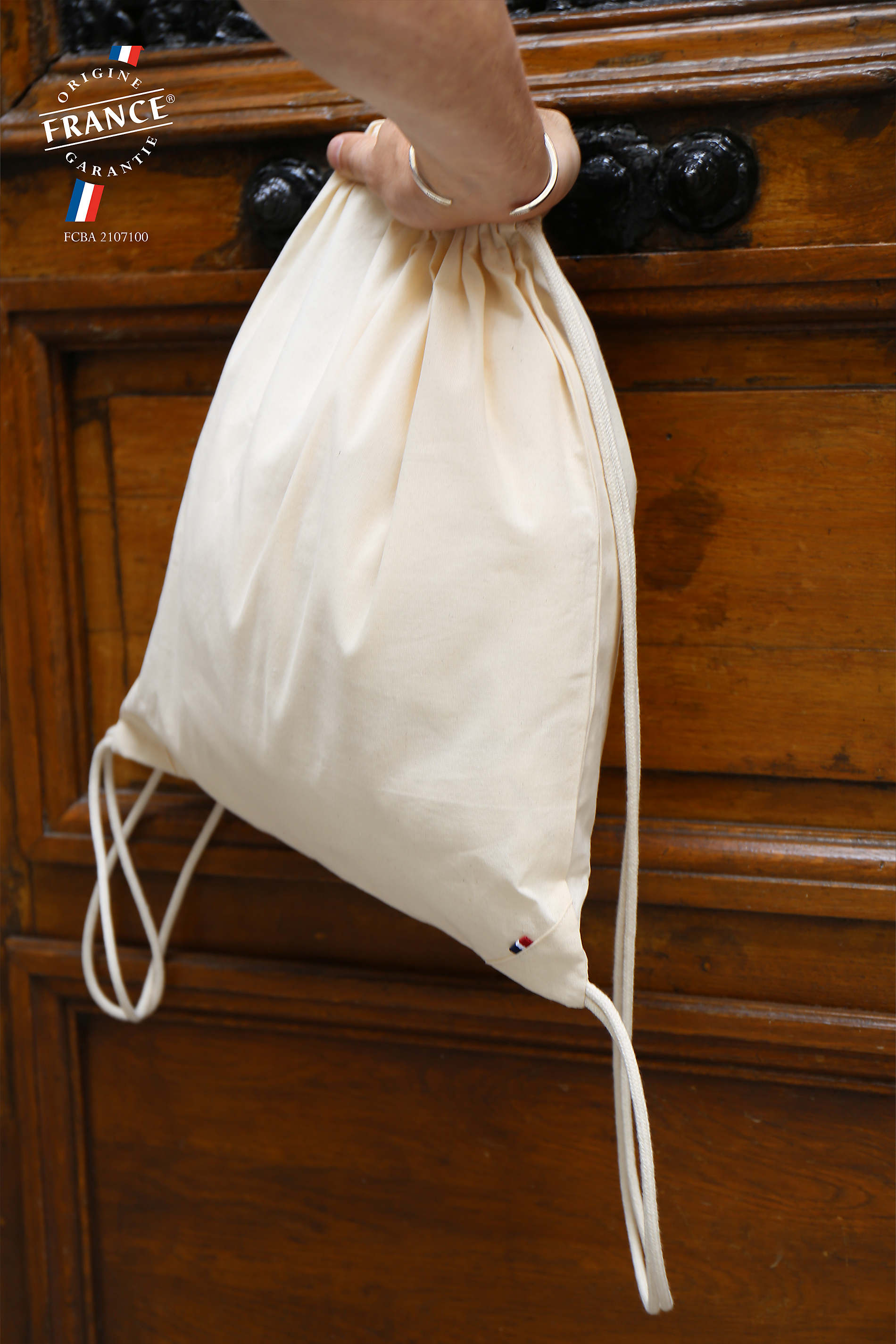 Sac à dos en coton bio Made in France - Cöme -