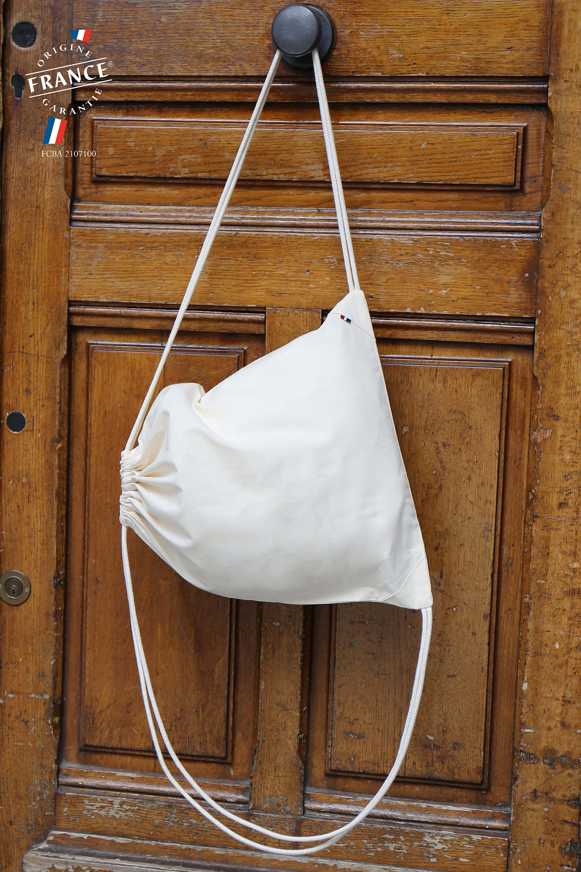 Sac à dos en coton bio Made in France - Cöme -