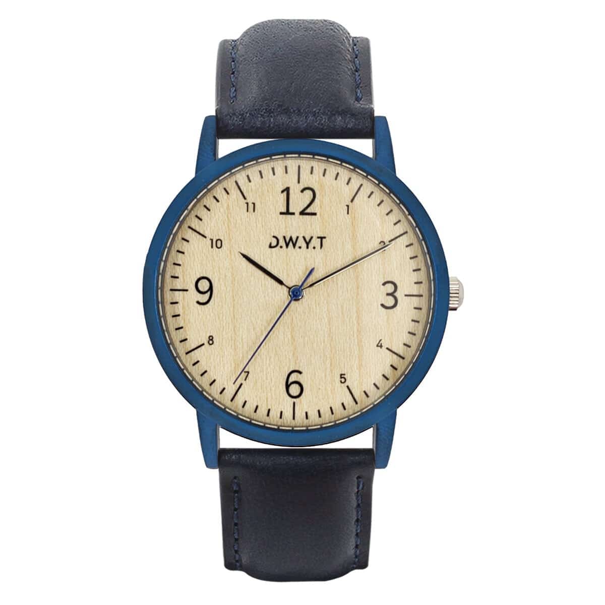 Montre en bois mixte - Blue Berry - 2