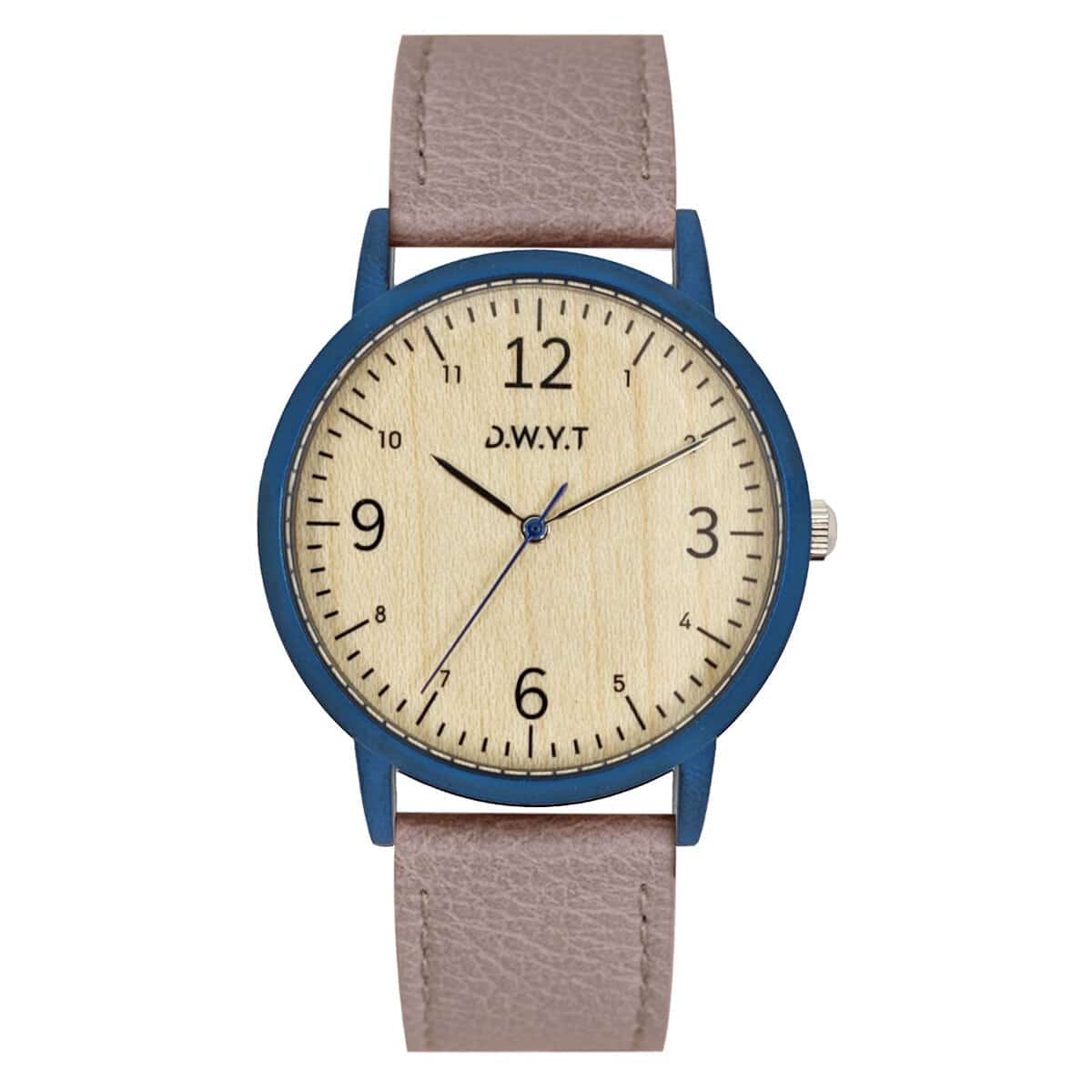 Montre en bois mixte - Blue Berry - 3