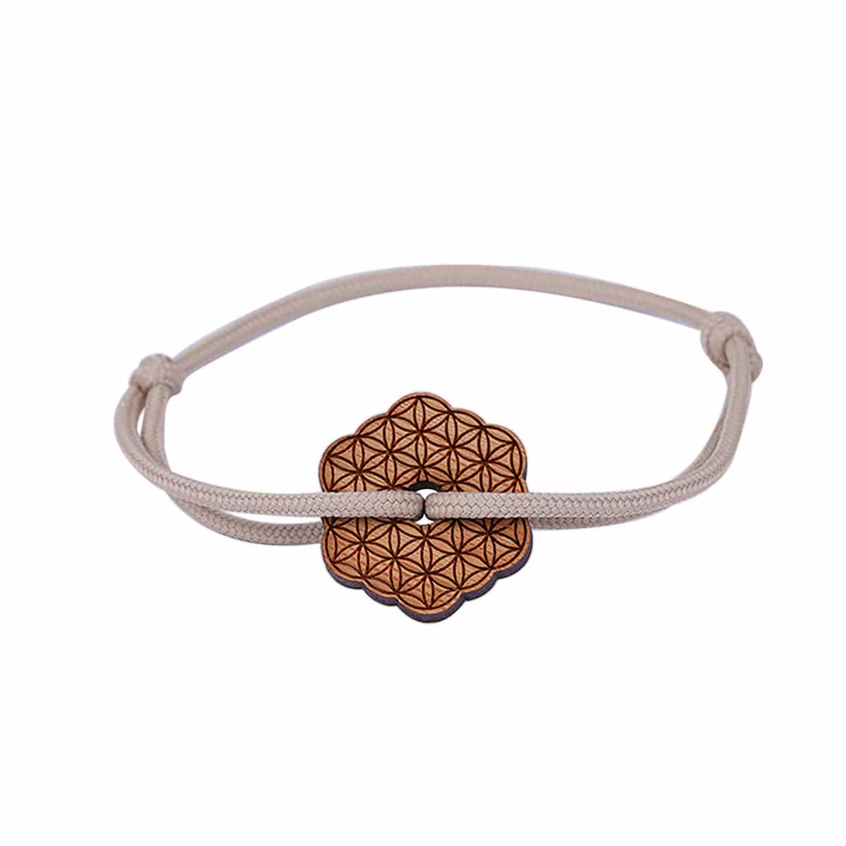 Bracelet avec cordon en bambou -