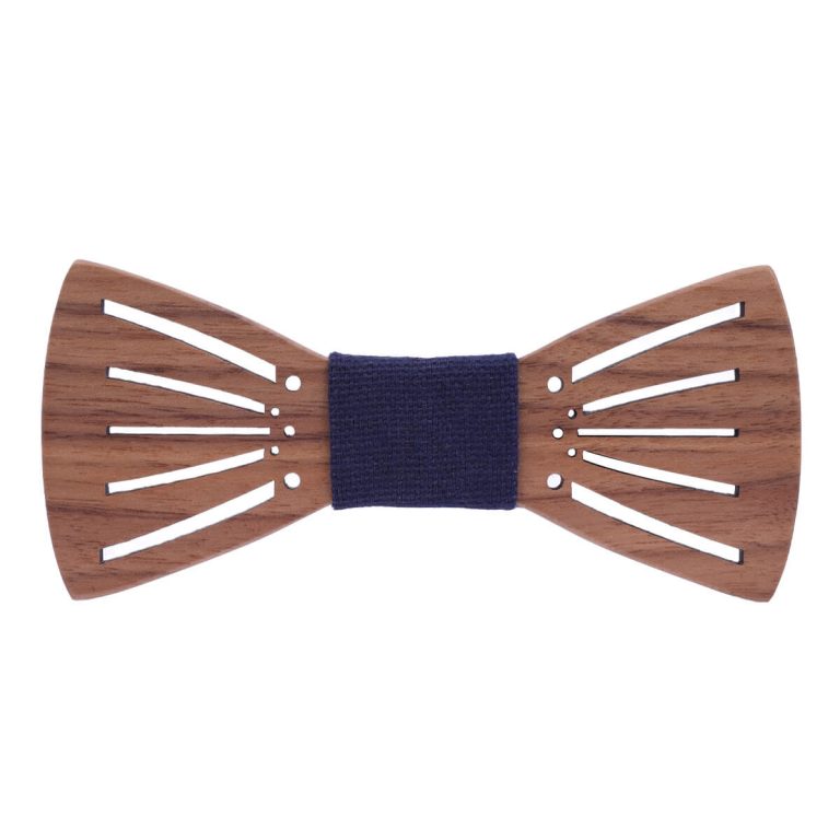 Nœud papillon en liège ou en bois   - 3