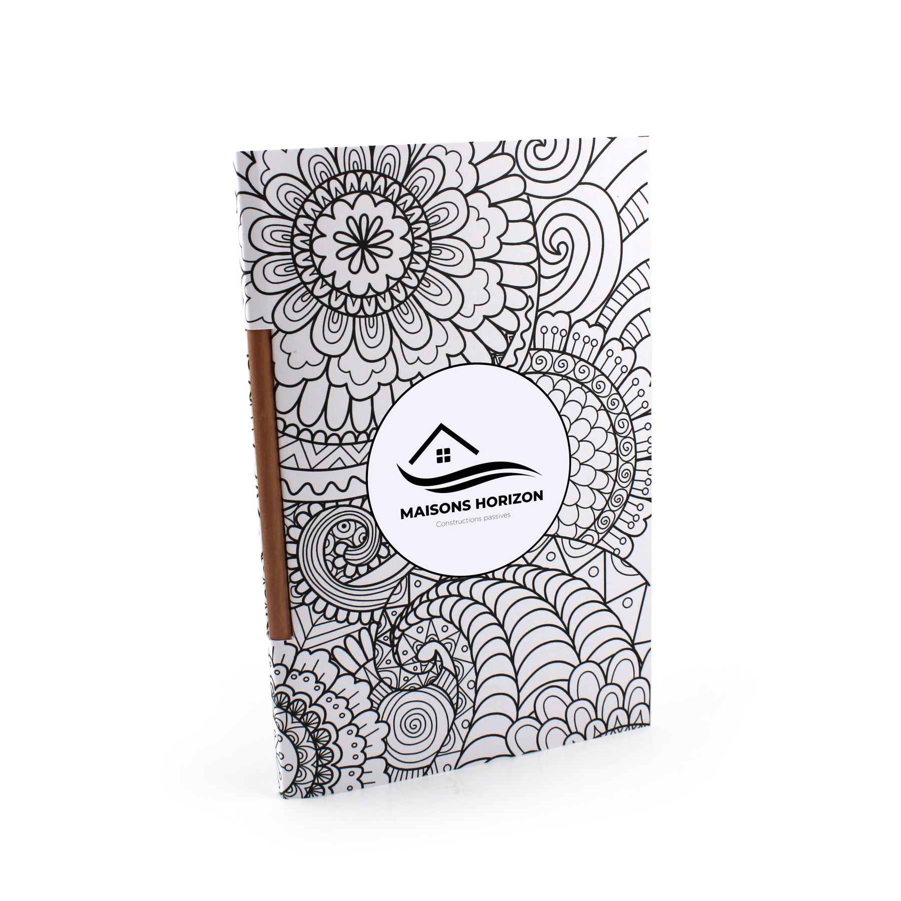 Crayon à graines mine multicolore carte à colorier