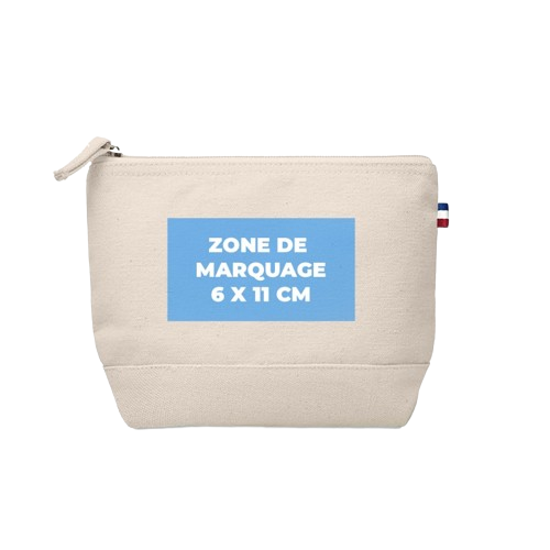Trousse en coton recyclé Origine France Garantie - 220 gr -