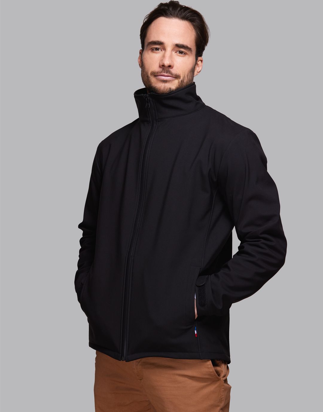 Blouson softshell en polyester recyclé pour homme - Bellecombe  -