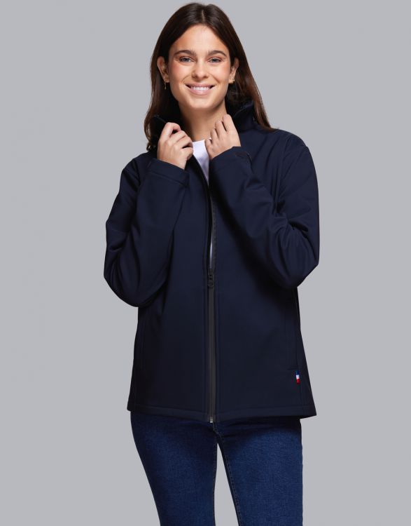 Blouson softshell en polyester recyclé pour femme - Saleve -