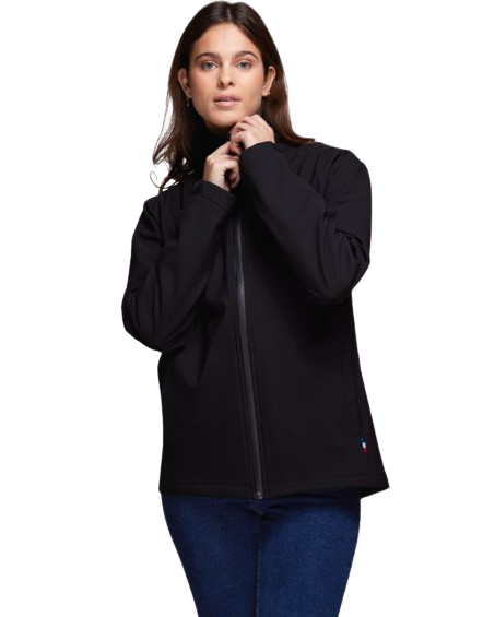 Blouson softshell en polyester recyclé pour femme - Saleve