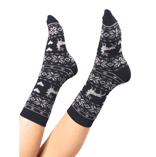 Chaussettes d'hiver unisexes en laine -
