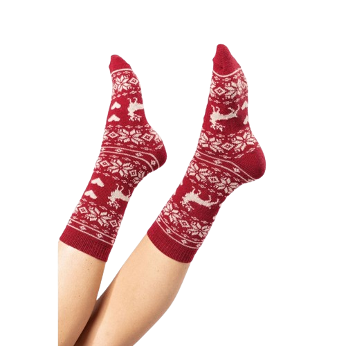 Chaussettes d'hiver unisexes en laine