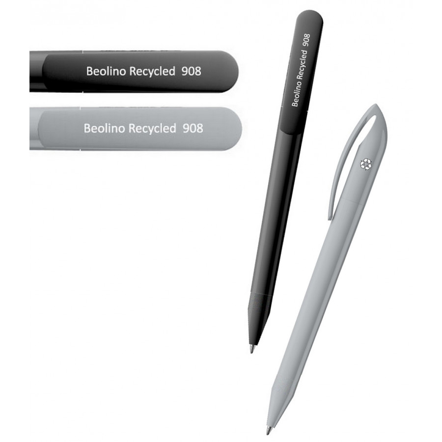 Stylo bille en plastique recyclé Made in Suisse -