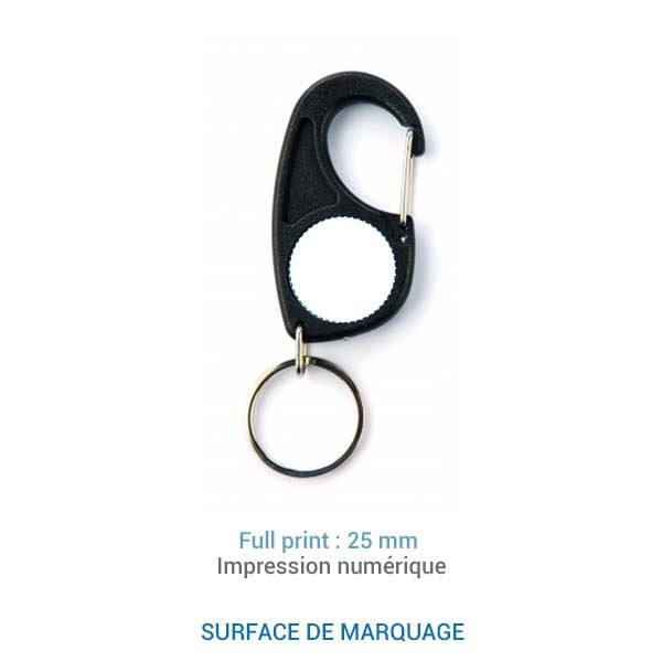 Porte-clé mousqueton Origine France Garantie -