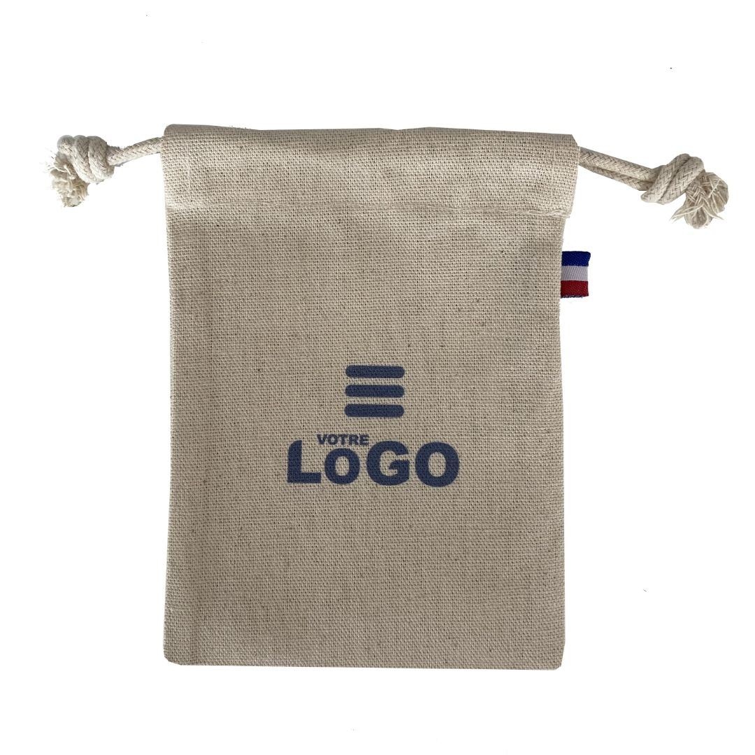 Morpion dans un pochon en coton bio Made in France -