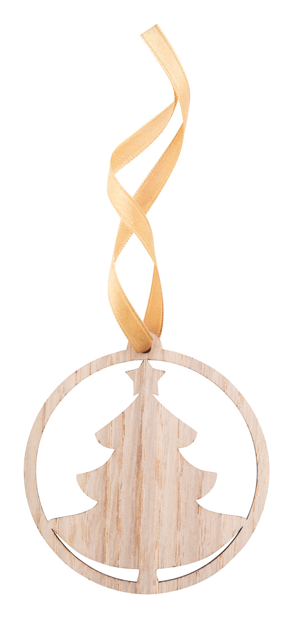 Décoration pour sapin de Noël en bois de chêne -