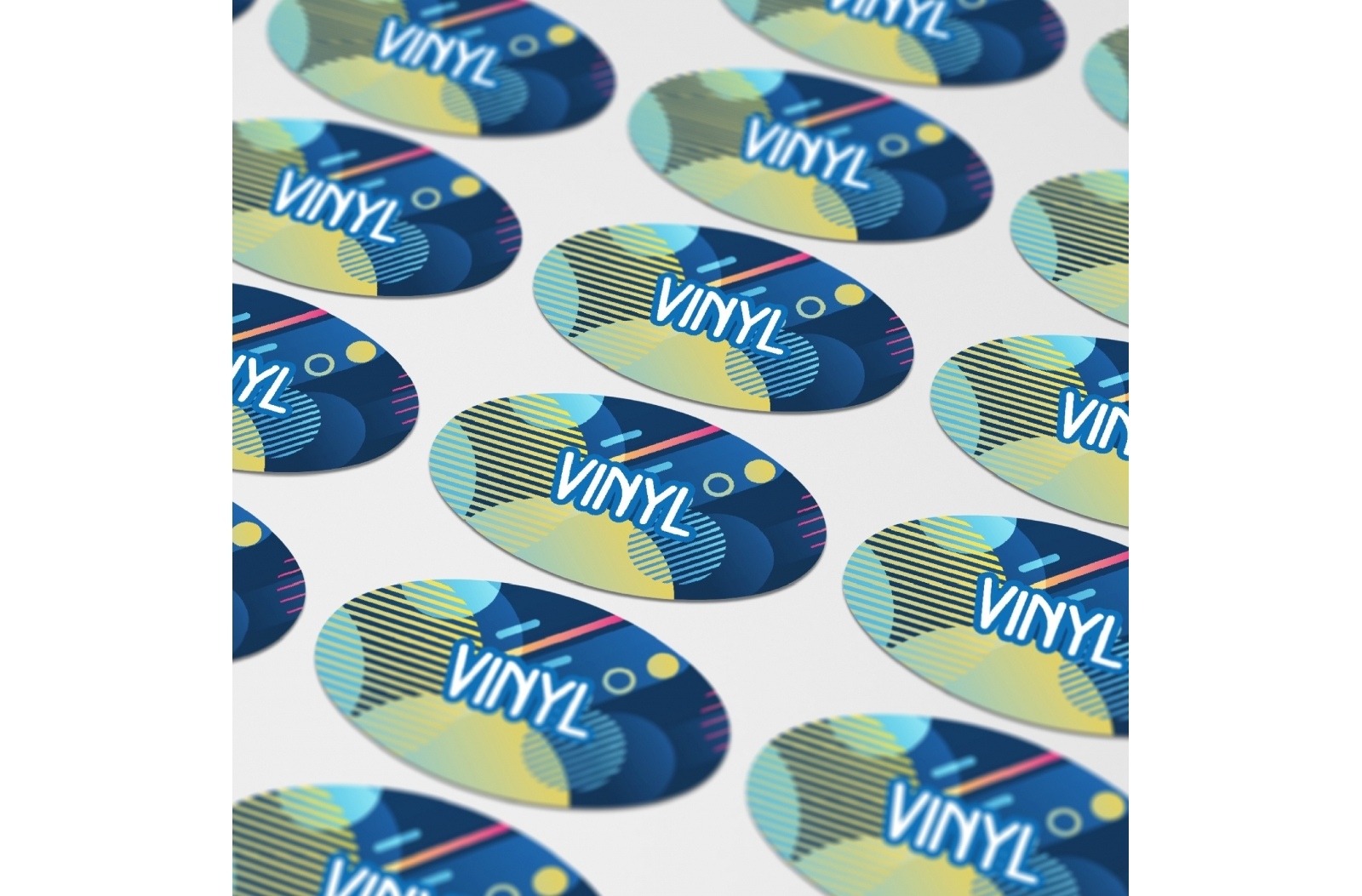 Sticker ovale 60x35mm - 4