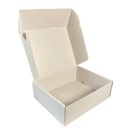 Boîte ultra-résistante en carton ondulé minéral