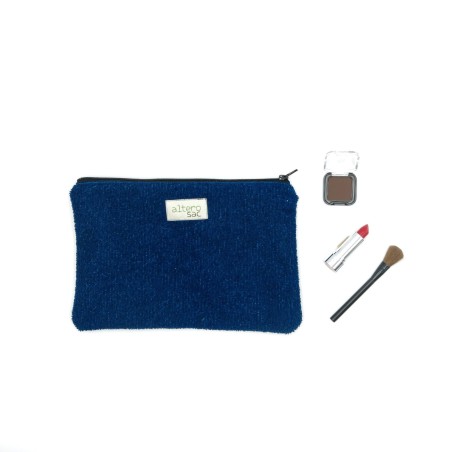 Trousse de toilette en peignoir upcyclé - 2