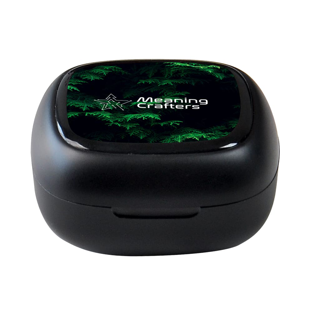 Ecouteur sans fil avec écran tactile en plastique recyclé  -