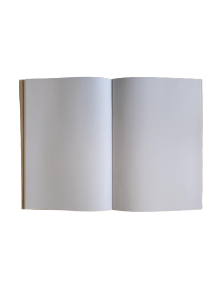 Carnet A5 piqué 2 points métal - 1