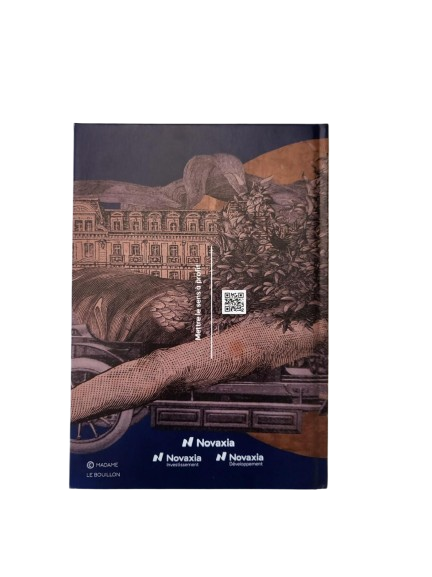 Carnet contre collé couverture rigide A5 - 5